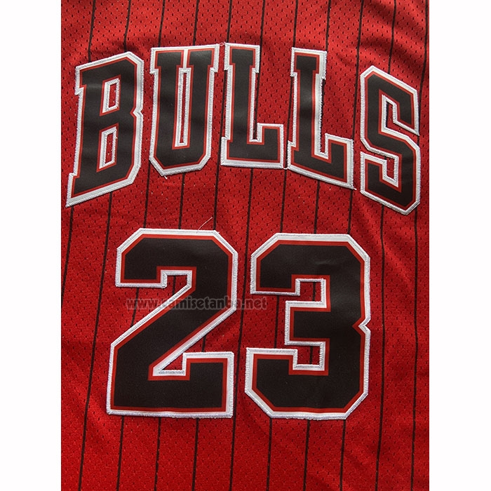 Camiseta Chicago Bulls Michael Jordan NO 23 Mitchell & Ness 1997-98 Rojo1